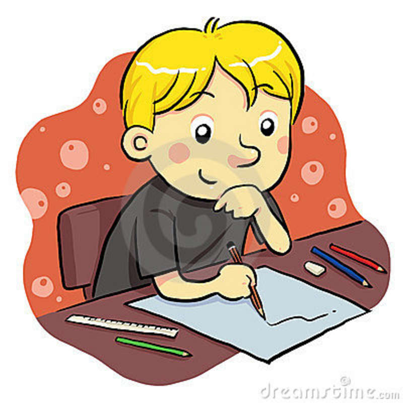 800x802 Kindergarten Writing Clipart