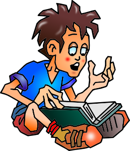 258x300 Kids Reading Clip Art Children S Book Clipart Children Reading