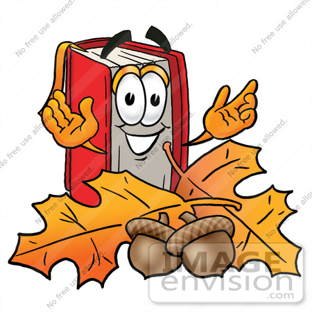 450x450 Fall Reading Clipart