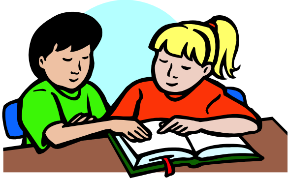 585x364 Buddy Reading Clipart