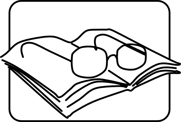 600x407 Reading Glasses Clip Art