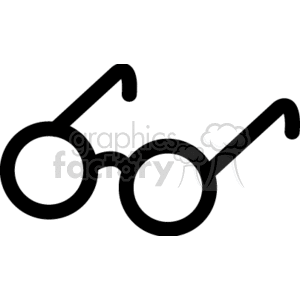 300x300 Royalty Free Black And White Reading Glasses 166602 Vector Clip