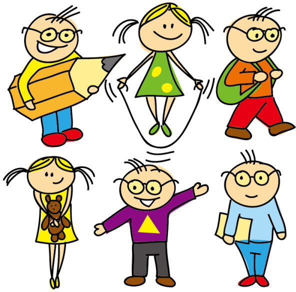 592x584 Cartoon Pictures Of Children Reading Books Free Vector Download