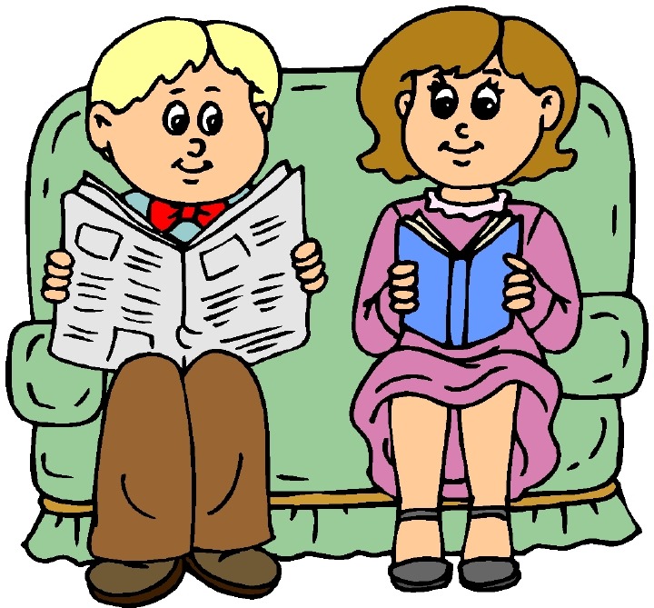720x669 Reading Newspaper Clipart Image 2