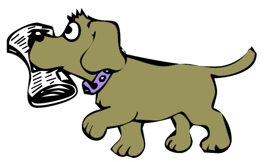 522x320 Running Newspaper Cliparts 252725