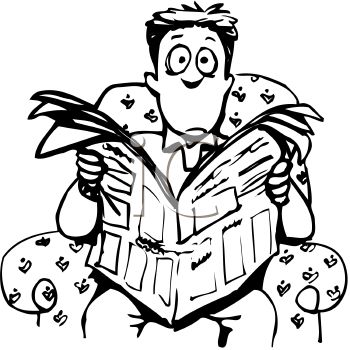 350x350 Shocking Clipart Newspaper Article