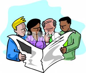 300x254 Reading Group Clipart