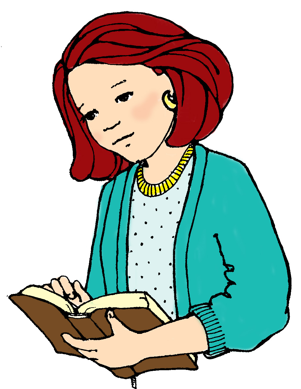 1009x1305 Woman Reading Book Clipart