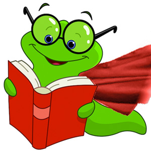 300x300 Worm Clipart Reading
