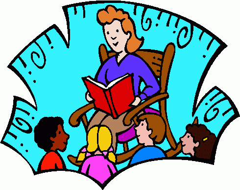 490x387 Students Reading Teacher Reading To Students Clipart Clipartfest 2