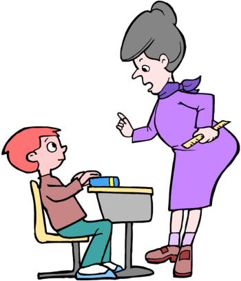 350x409 Teacher And Students Clipart