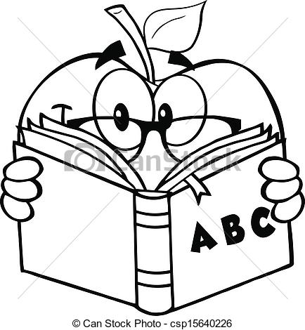434x470 Teacher Reading Clipart Black And White