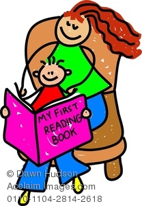208x300 Reading Clipart