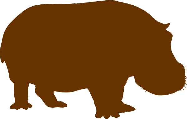 600x381 Hippo Clipart Real
