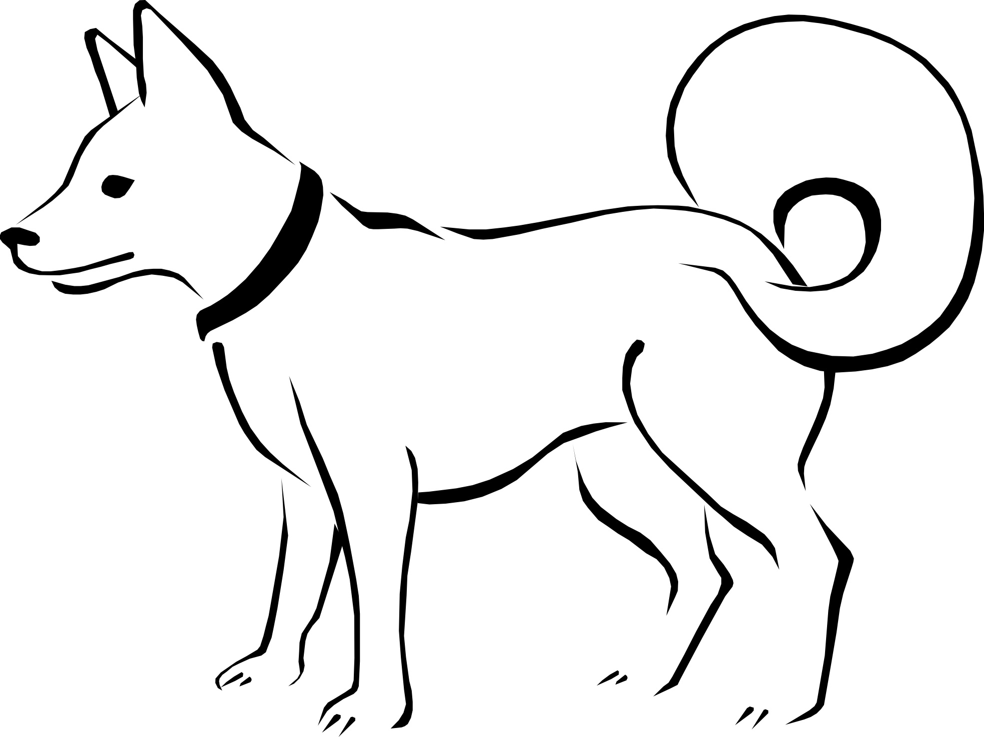 1969x1475 Dog Real Cliparts 203818