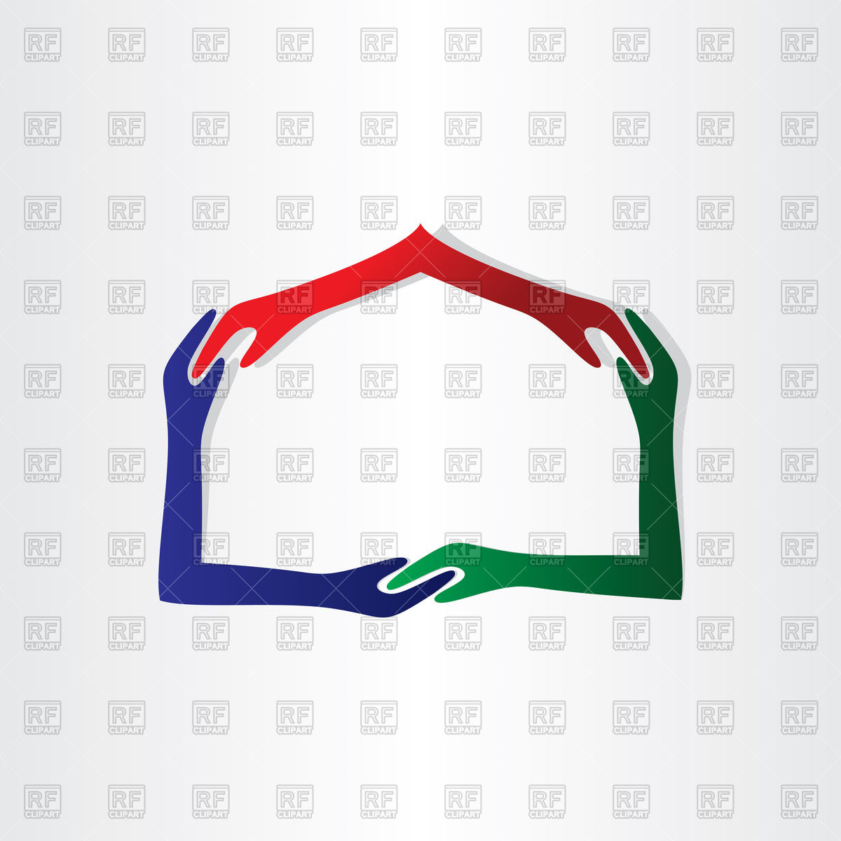 1200x1200 Human Hands As House