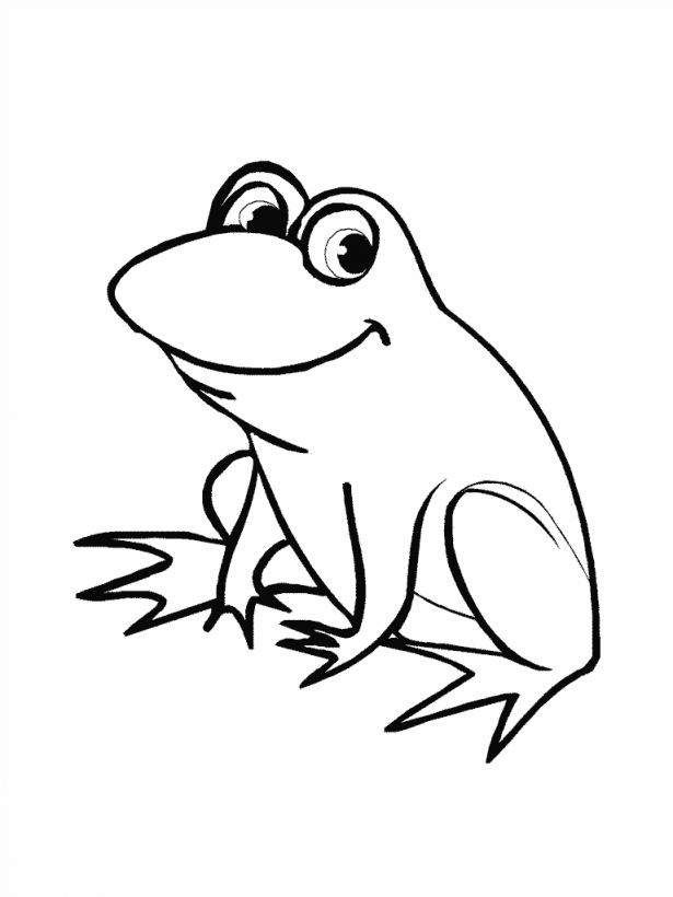 Realistic Frog Coloring Pages | Free download on ClipArtMag