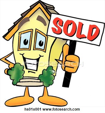 344x370 Sold Sign Clipart