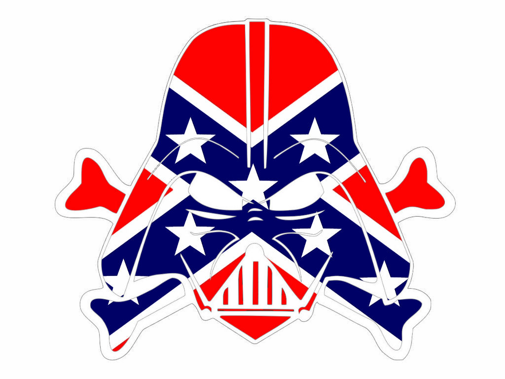 1024x768 Rebel Flag Dark Vader Cut Free Images