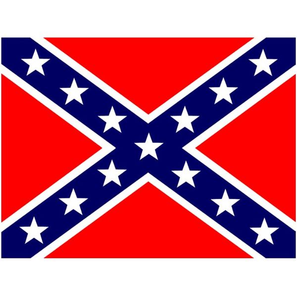 600x600 Rebel Flags Clipart