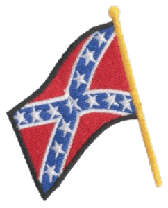 242x300 Clipart Of Confederate Flag