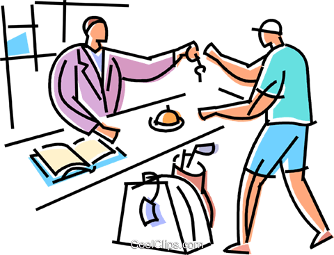 480x367 Front Desk Royalty Free Vector Clip Art Illustration Vc106982