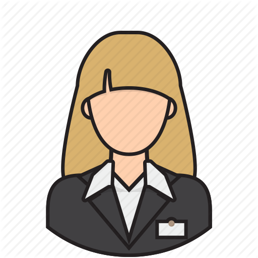 512x512 Airport Clipart Receptionist