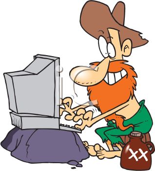 318x350 Hillbilly Trying To Use A Computer, Looking For Moonshine Recipes
