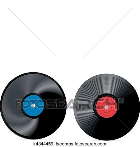 450x470 Clip Art Of Retro Vinyl Record
