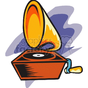300x300 Record Player Clipart