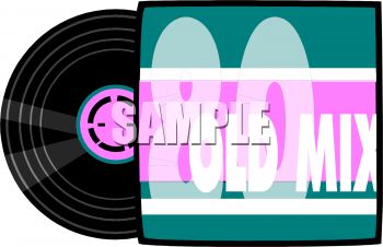 350x226 Royalty Free Clip Art Image 80s Music Record Album And Cover Sleeve