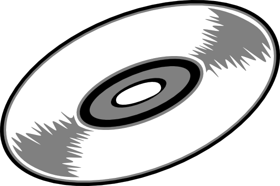 555x368 Clip Art Rpm Record Black White Line Art Svg