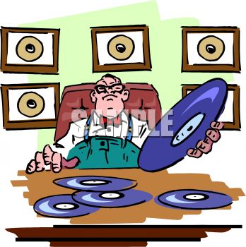 348x350 Record Producer Sitting