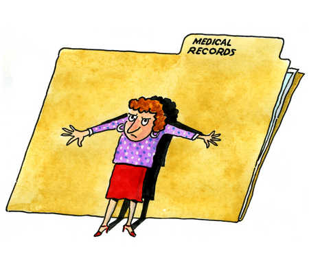 450x386 Personal Records Cliparts 244060