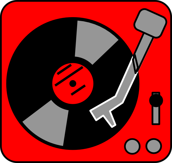 600x570 Record Player Clipart Dj Table
