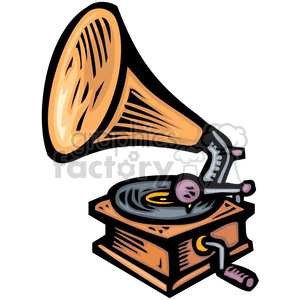 300x300 Record Player Clipart