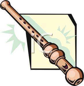 291x300 Flute Recorder Clipart Picture