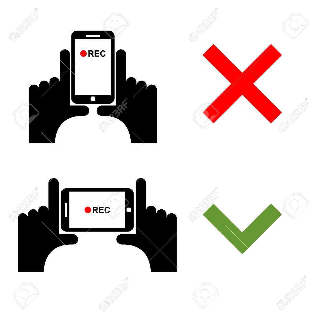 1300x1300 Vertical Video Shoot Impossible. Horizontal Recording Correctly