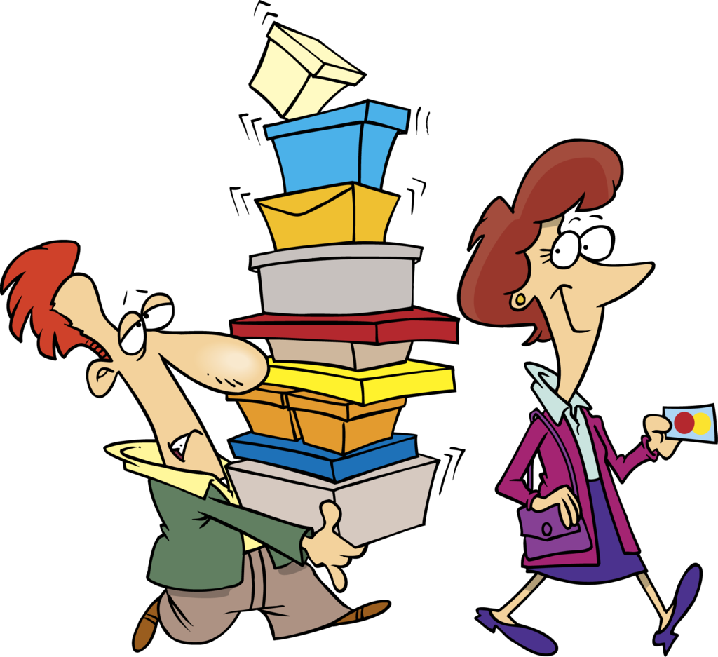 1024x937 Going Shopping Clipart