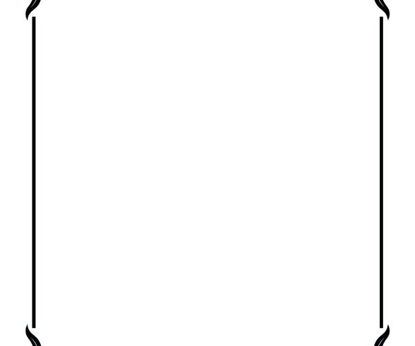600x500 Free Clipart Frames Borders And Frames Simple Elegant Black Frame