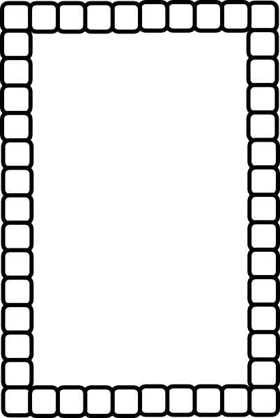 402x599 Rectangle Border Clipart