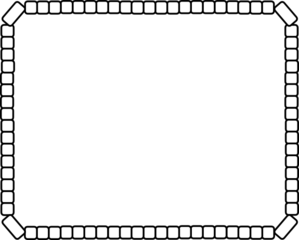 299x240 Rectangle Border Clipart