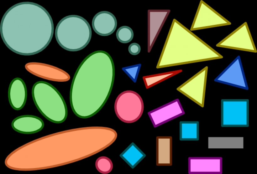 820x556 Circles Ellipses Triangles Squares Rectangles Shapes Clip Art At40