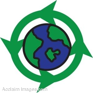 300x300 Clip Art Depicting Recycling The Earth