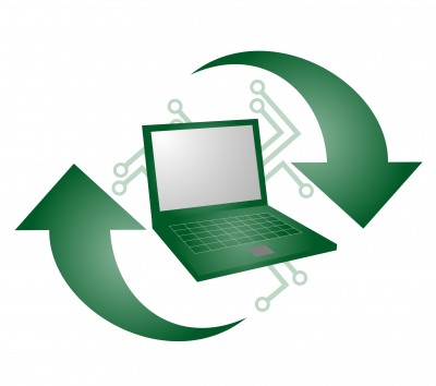 400x354 Computer Electronics Recycling Clip Art Cliparts