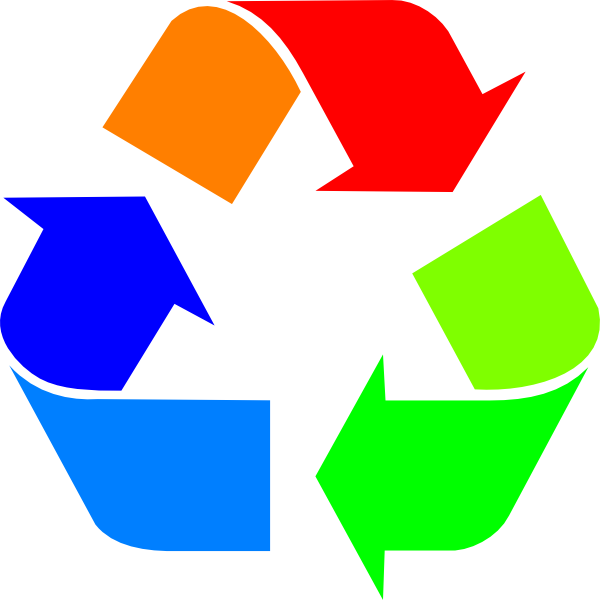 600x600 Recycle Arrows Clip Art