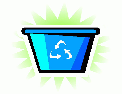 490x379 Recycling Bin Clipart