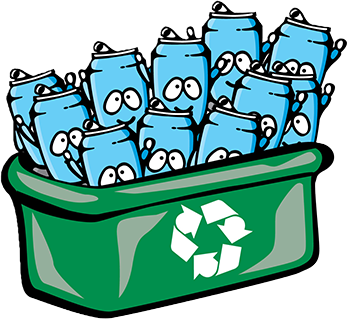 348x319 Can Clipart Recycle Cans