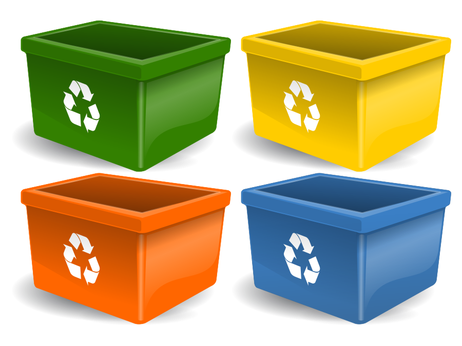 900x675 Recycling Bin Clipart