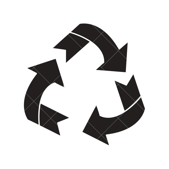 550x550 Environment Arrow Recycle Symbol